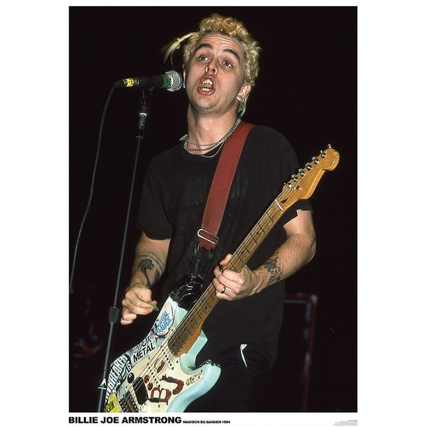 Green Day Live Billie Joe Armstrong Poster Print 24 X 36 Walmart Com Walmart Com