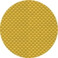 thumbnail image 1 of Ahgly Company Machine Washable Indoor Round Transitional Orange Area Rugs, 6' Round, 1 of 7