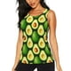 thumbnail image 1 of Fotbe Avocado Blusas Sin Mangas para Mujer – Estilo Casual, Corte Suelto, Slim-Fit, Cuello Redondo Deportivo, Tops de Verano para Gimnasio y Yoga-Large, 1 of 7
