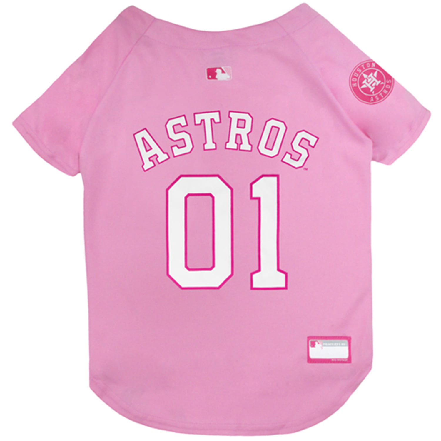 MLB Houston Astros Baseball Pink Jersey 