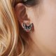thumbnail image 2 of Pendientes Étnicos de Mariposa Con Diamantes de Imitación Qarigey para Mujer 1 par, 2 of 6