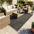 thumbnail image 5 of Koeckritz Rugs Tactic Taupe Black Indoor/Outdoor Turf Patio Area Rug 6' x 16', 5 of 7