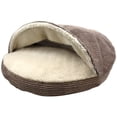 thumbnail image 2 of Precious Tails Plush Corduroy And Sherpa Lined Pet Dog Bed, 2 of 14