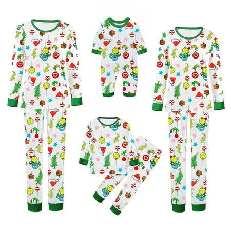 

Family Christmas Pjs Matching Sets Xmas Holiday Jammies Print Christmas Pajamas Sleepwear Loungewear
