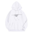thumbnail image 3 of SIYUDAN Hoodies Sweatshirt for Women Long Sleeve Hoodie Womens Hoodies Pullover Cute Hoodies Black Hoodies Woman Cute Fall Clothes Trending Fashion, 3 of 6