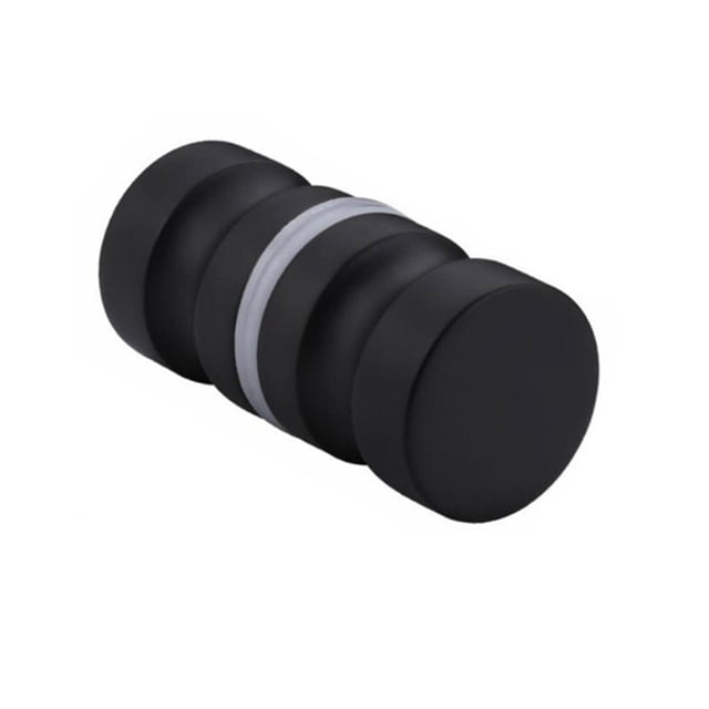 Advancent aleación de aluminio back-to-back perilla de la puerta de un solo vidrio empuje la manija de la ducha gabinete herrajes para muebles Type2 NO2