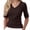 Brown, variant on WHEANG 2026 Womens T Shirts Classic V-Neck Pocket Shirts Cute Fit Casual Basic Tee Tops Short Sleeve Summer Tops Trendy Fashion Clothes for S-3XL XL XL White White