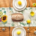 thumbnail image 3 of EcoNesxp Pinstripe Beige Bohemian Table Runner Rustic Home Decor 13x48 Inch Skein 48 Inch 48 Inch Long Farmhouse Table Runner 13x48, 3 of 5