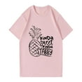 thumbnail image 4 of Womens Jumpsuit Slim Short Sleeve Print Jumpsuit Casual Summer Wide Leg Bib Pants Bottons Jumpsuit Romper with Pockets, 4 of 6