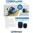thumbnail image 4 of Fernco PVC Coupling Internal Push Fit - Easy Installation - 4 In., 4 of 6