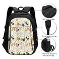 thumbnail image 3 of Vsdgher Cartoon Chickens Print Travel Laptop Backpack, Laptops Backpack with USB Charging Port, Water Resistant Computer Bag Gift for Men & Women, 3 of 7