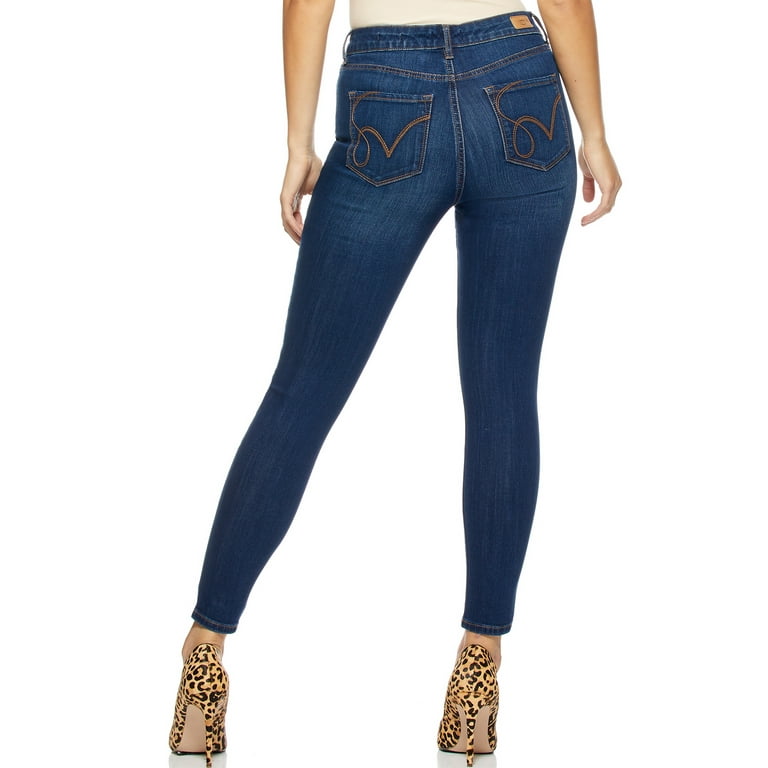 Sofia Jeans by Sofia Vergara Women's Sofia Mid-Rise Skinny Ankle