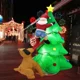 thumbnail image 3 of Perro inflable persigue a Papá Noel, perro trepador de árboles, árbol de Navidad de 1,8 m, modelo de gas luminoso inflable, perro tira de los pantalones, modelo de gas, 3 of 4