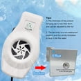 thumbnail image 2 of Mini Fish Tank Cooling Fan Cooling Fan Usb Interface Aquarium Cooling Adjustable Wind Speed Fan, 2 of 7