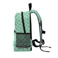 thumbnail image 2 of Cute frog pattern green background Student Laptop Backpack For Middle Teen Bookbag Travel Daypack, 2 of 5