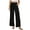 Black#3, variant on Wide Leg Pants for Women Plus Size,Women's Casual Fashion Elastic-waist Pants Loose Casual Pants Wine L
