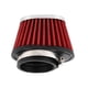 thumbnail image 2 of Chacerls Filtro Aire Moto,Doble Capa Universal para Motocicletas Motor Setas Cabezal Filtro de Aire Accesorio Rojo para Honda (55 mm), 2 of 10