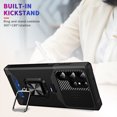 thumbnail image 3 of Tarise for Samsung Galaxy S22 Ultra 5G Case with Card Holder Ring Kickstand Slide Camera Cover S22 Ultra 5g Case Heavy Duty Protection Shockproof Rugged for Samsung S22 Ultra Phone Cover 2022 Black, 3 of 7