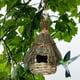 thumbnail image 4 of Casas de aves,Jaulas de pájaros Nido Posadero Choza de pájaros Casa colgante,Lugar Afuera Acogedor Colibrí Jaula ,Pajarera al aire libre Colibríes tejidos al aire CUTICAT  Casas de aves, 4 of 8