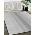 thumbnail image 3 of Ahgly Company Machine Washable Indoor Square Transitional Gunmetal Gray Area Rugs, 5' Square, 3 of 7