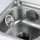 thumbnail image 4 of 1 soporte de esponja autoadhesivo, soporte de esponja para fregadero de cocina de acero inoxidable 304, soporte de esponja para escurridor sin perforación, plateado, 4 of 5