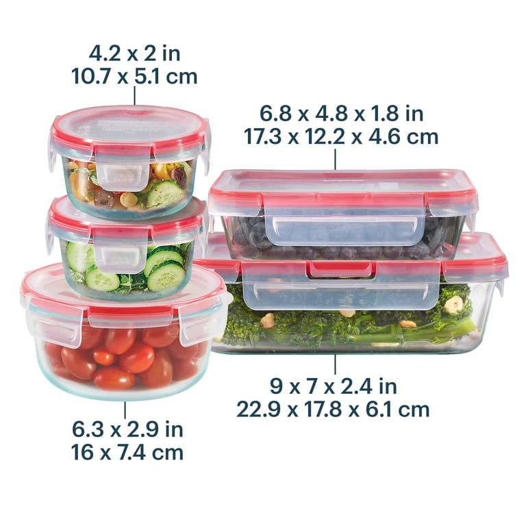 Free Shipping! Snapware 10-Piece Glass Storage Set with Airtight