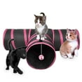 thumbnail image 6 of Pet Life ® 'Kitting-Go-Seek' Collapsible Folding Travel 3-way Kitty Cat Tunnel, 6 of 7