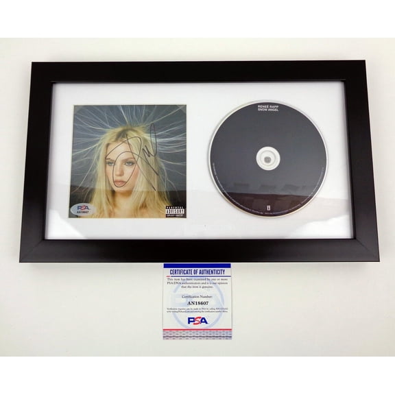 Renee Rapp Signed Autograph Snow Angel CD Framed PSA/DNA COA A