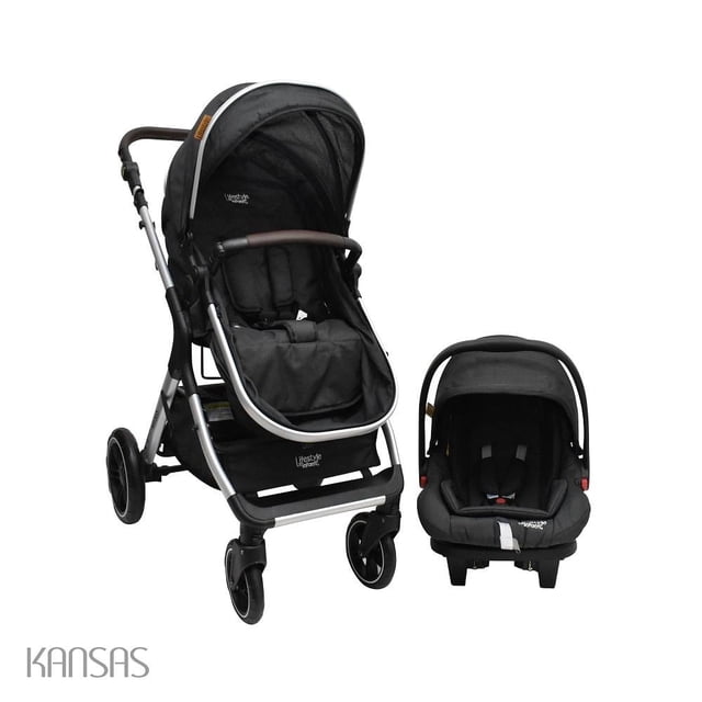 Carriola Infanti Lifestyle 4 en 1 Kansas Negro