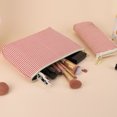 thumbnail image 2 of Neceser Maquillaje Pana A Rayas Floral Gran Capacidad Portátil 2 Piezas St (A), 2 of 7