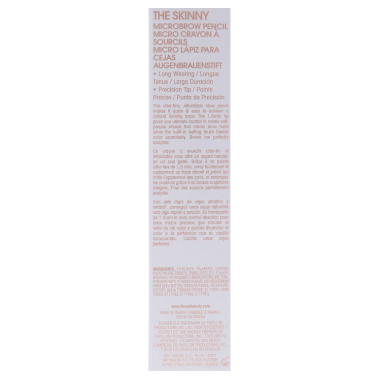 Flower Beauty The Skinny Microbrow Pencil, Brunette photo 6