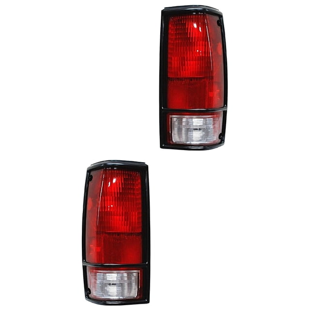 Par de Calaveras TYC S10 Blazer 1982 A 1994 Con filo negro