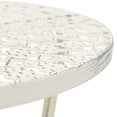 thumbnail image 2 of vidaXL Bistro Table Vintage Style Round Metal 40x70 cm White, 2 of 4