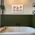 thumbnail image 4 of Bathroom Decor Wall Art Rustic Poppy Bathroom Poster Country Bathroom Relax Butterfly Pictures Print Painting Wall Décor for Bathroom Bedroom Framed Artwork 12x16 inch, 4 of 6