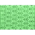 thumbnail image 1 of Ahgly Company Indoor Rectangle Abstract Emerald Green Modern Area Rugs, 7' x 9', 1 of 4