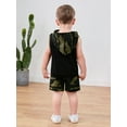 thumbnail image 6 of CARETOO Toddler Boy Summer Outfits Hoodie Sleeveless Tank Tops & Casual Shorts Sets Baby 2T 3T 4T 5T 6T Clothes, 6 of 15