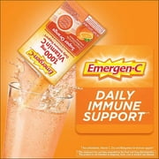 Emergen-C Vitamin C Flavored Fizzy Drink Mix Packets, Super Orange 30 ea