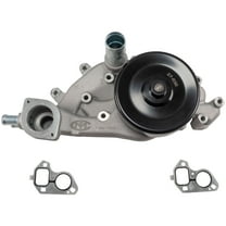 Melling MWP-503 Water Pump - Blk Pulley - 4.73 in Hub Hgt. - Aluminum - LS Fits select: 2005-2008 CHEVROLET CORVETTE, 2008-2009 PONTIAC G8