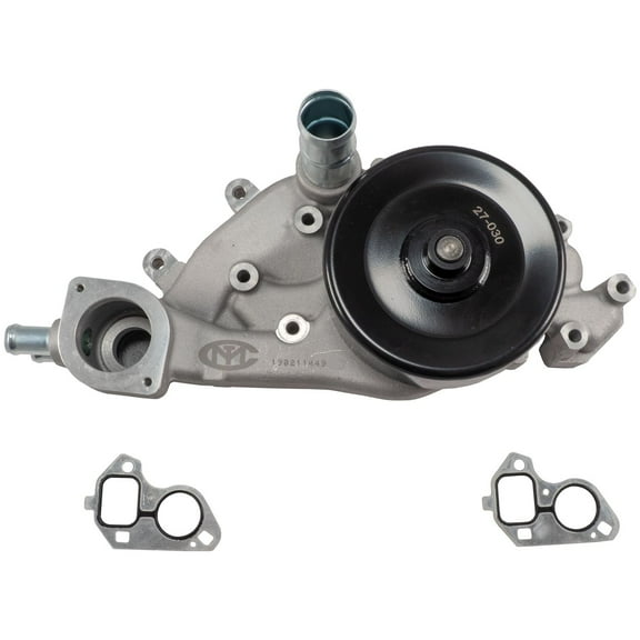 Melling MWP-503 Water Pump - Blk Pulley - 4.73 in Hub Hgt. - Aluminum - LS Fits select: 2005-2008 CHEVROLET CORVETTE, 2008-2009 PONTIAC G8