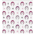 thumbnail image 2 of Ambesonne Hedgehog Shower Curtain, Colorful Spiky Animal, 69"Wx84"L, Pink Lilac Black, 2 of 2