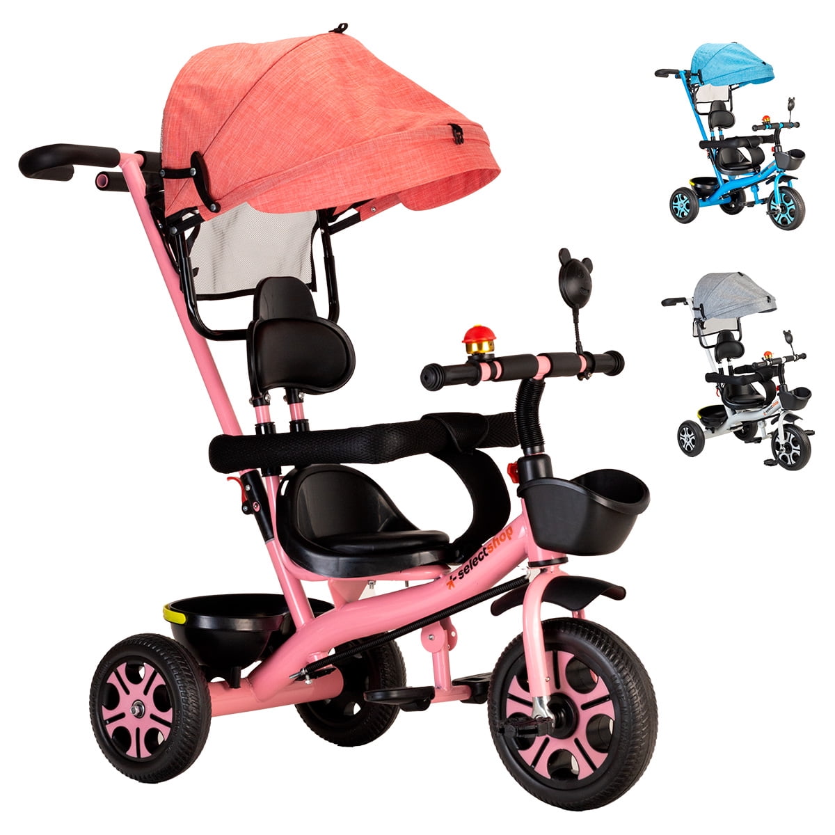 triciclo con sombrilla para bebe