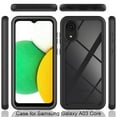 thumbnail image 3 of for Samsung Galaxy A03 Core  Case, Dual Layer Shockproof Bumper Rugged Hybrid Heavy Duty Clear Drop Protective Durable Hybrid 2-layer Phone Case for Samsung Galaxy A03 Core 6.5 inch,Black, 3 of 7