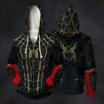 thumbnail image 2 of Unisex Spider Superhero Graphic Zip Up Hoodie Casual Loose Fit Long Sleeve Cosplay Jacket Sweatshirt with Pockets for Adults Halloween Costumes, 2 of 8