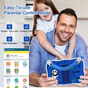 Tablet 7 inch Kids Tablet,Android 13,4GB RAM 32GB ROM,1024x600 Touch Screen with Kid-Proof Case Parental Control,Blue
