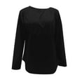 thumbnail image 4 of Women's Sweaters Womens Fall Tops Stylish Pullover Sweater With Round Neck Long Sleeve for Autumn Winter Fashion, 4 of 4