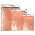 thumbnail image 2 of 8x12, 6x10, 4x8" Assorted Sunset Peach Metallic Bubble Mailers,  Lightweight Self-Seal Padded Shipping Envelopes, Air Protective Shipping, 2 of 10