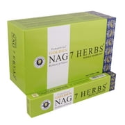 Vijayshree Nag 7 Herbs Incense Sticks Home Fragrance 15gm X 12Box - 180gm