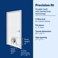 thumbnail image 3 of PetSafe Big Cat Door  Interior and Exterior Pet Door for Cats, Small Dogs and Multi-Pet Households  Push-&-Turn 4-Way Locking Mechanism for Extra Security  Soft Close Flap for Added Safety, 3 of 7