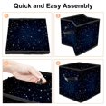 thumbnail image 4 of Gemini Constellation Foldable Cube Organizer with Handle, 10.8"x10.5"x10.6", Large Capacity Clothes Storage Containers Basket, 4 of 6