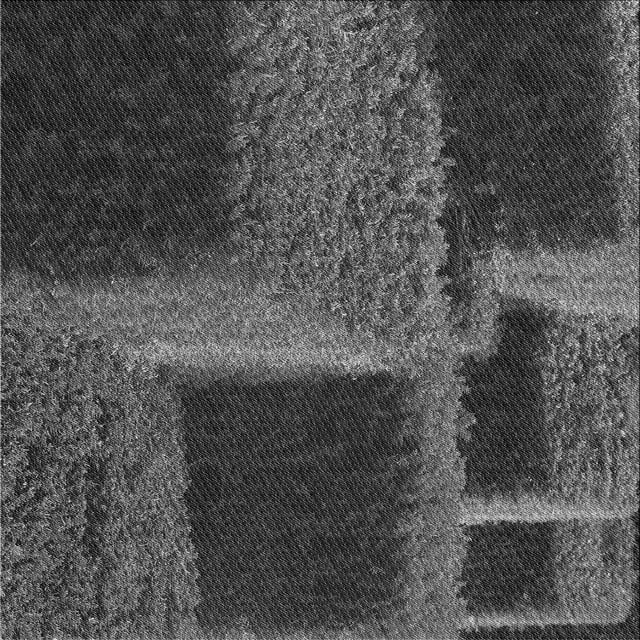 Ahgly Tapis d'Intérieur Lavable en Machine Carré Transitionnel Charbon Noir, 7 Pieds Carré